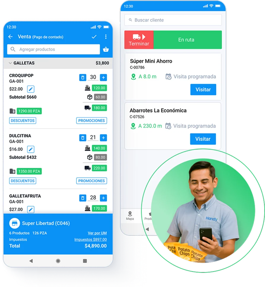 Captura de pantalla de Handy App móvil