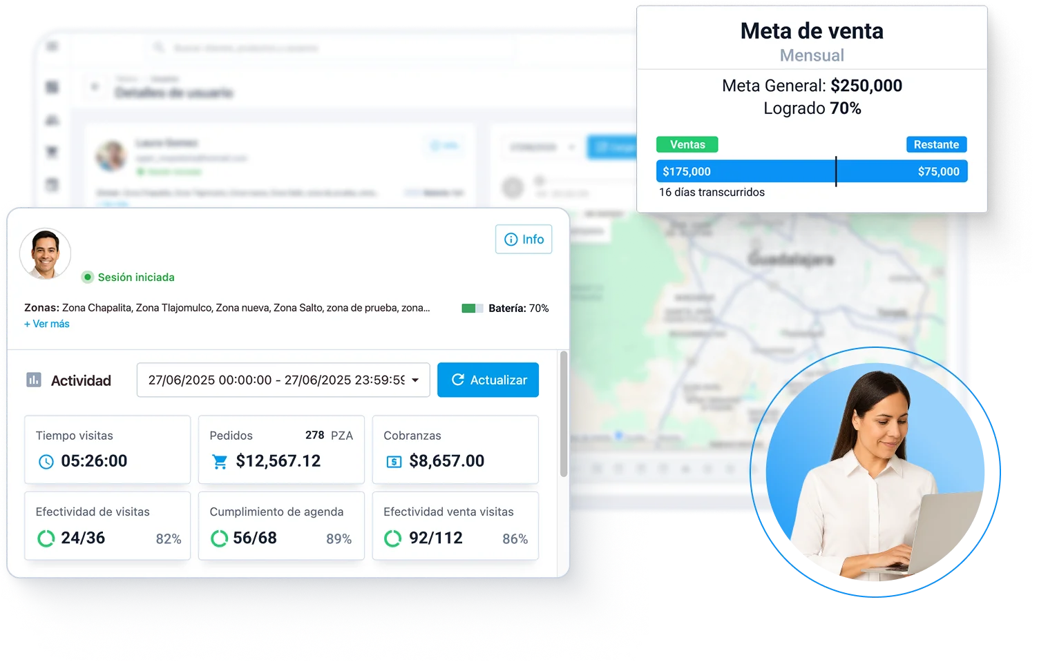 Captura de pantalla de Handy Web App