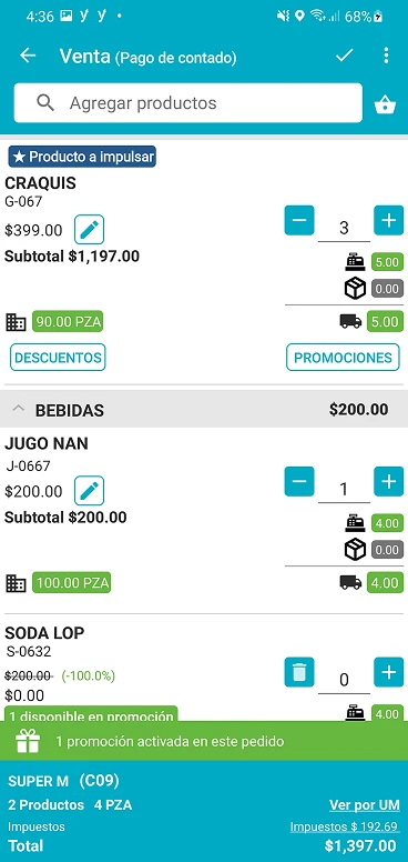 Captura de pantalla de Handy App