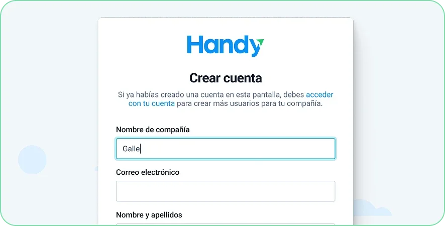 Crea tu cuenta en la plataforma web