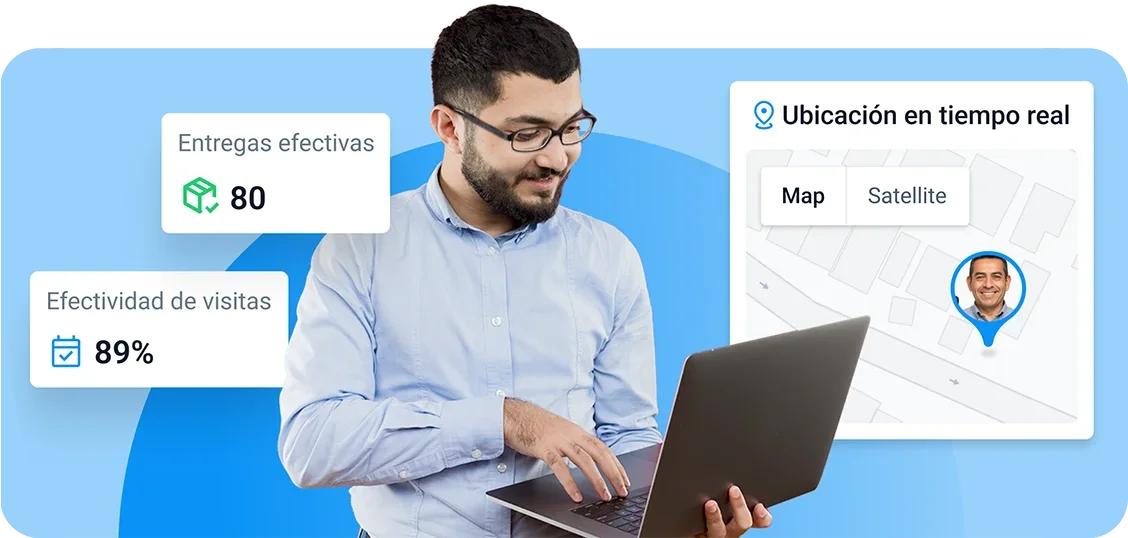 Administrador utilizando la Plataforma Handy