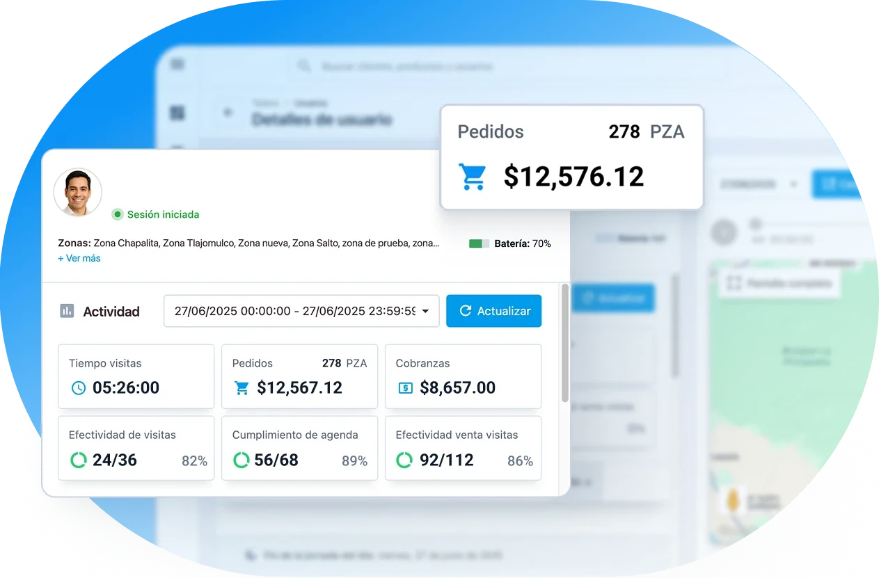 Supervisión de personal en calle