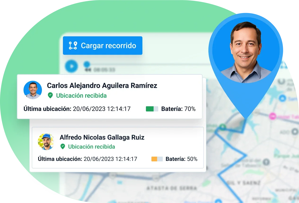 Rastreo personal con app Handy