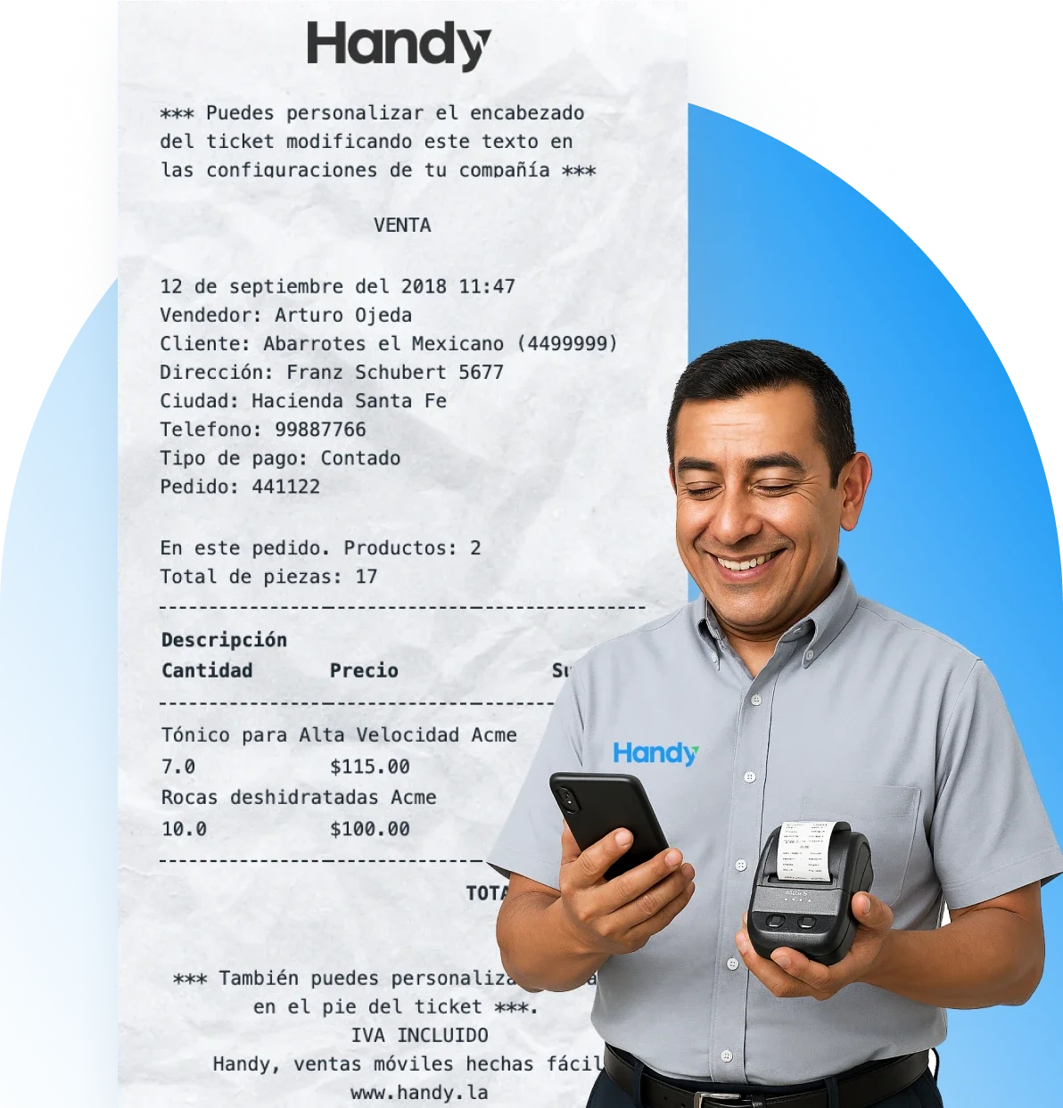 Impresión de tickets de venta