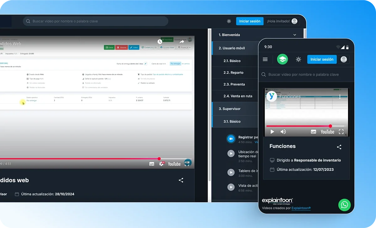 Accede desde cualquier dispositivo.