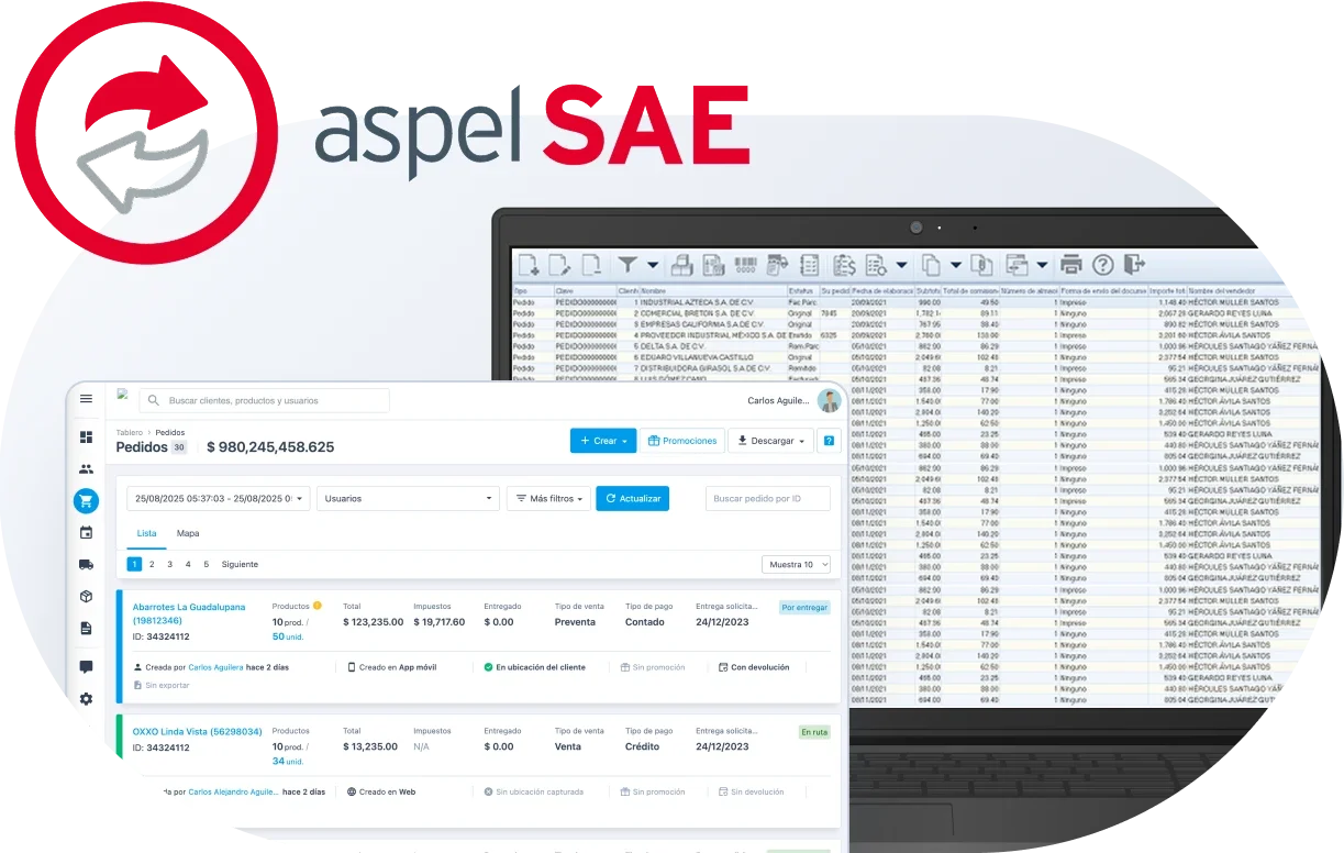 Sincroniza Handy con Aspel SAE