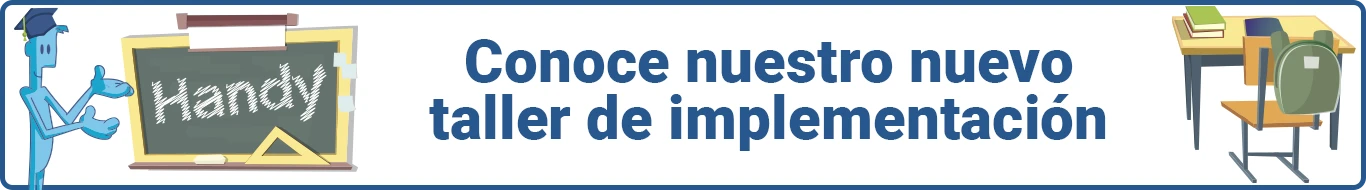 Banner del taller de implementación.